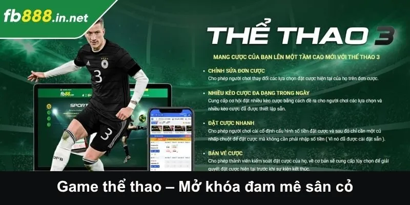 Game thể thao – Fb 88 mở khóa đam mê sân cỏ